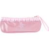 LIFKOME Borsa per Scarpette da Ballo Zip, Rosa, 22,5×9,5×5,5cm | Poliestere Compatto, per Prove di Danza e Uso Quotidiano, Adatta a Scarpe da Tip Tap e Allenamento