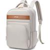 SPAHER Zaino da Viaggio Aereo Bagaglio a Mano 40x30x15 Iberia British Airways Zaino Porta PC 15,6 Pollici Donna Uomo Impermeabile Travel Backpack Cabin Bag per Scuola Lavoro Ufficio, Beige