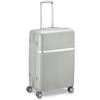 RONCATO AIRGLAM trolley medio - 4 ruote, espandibile, altezza 68 cm, con sistema di chiusura TSA, Grigio Perla