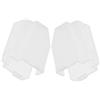 BESTonZON Copri Puntine Giradischi Protettivo in Plastica 2 Pezzi Bianco | Facile da Pulire e Installare, Copertura Protettiva per Puntina Giradischi, Design Elegante e Sottile