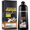 Generisch Shampoo colorante di cocco - 500 ml olio di cocco colorante nero, formula persistente, protezione naturale del cuoio capelluto, risultati professionali ad azione rapida | Bellezza a accessibili