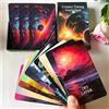 Jrskvaro Timer Time Oracle Card, segnatempo cosmico, carte oracoli per principianti, pneumatici Oracle con tempistica divina per aiutarti a prevedere le scadenze.
