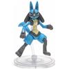 Pokémon PKW2411 Select Figure - Lucario, statuetta mobile ufficiale, 15 cm