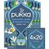 Pukka | Tè alle erbe biologiche camomilla, vaniglia e miele di Manuka | camomilla, vaniglia, miele e finocchio, per momenti di riposo, confezione da 4 | 80 bustine di tè