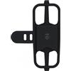 ULAC Supporto smartphone Spyder Team PRO per attacco manubrio in silicone nero - black