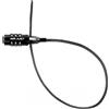 ULAC Lucchetto a cavo AIR JUST COMBO con combinazione nero - Black