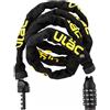 ULAC Lucchetto a catena 52ND STREET con combinazione nero - Black