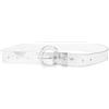 PRETYZOOM Cintura trasparente in vita alla moda trasparente Grommet Clear Wide Cintura in vita per donne ragazze estate jeans pantaloni abbigliamento casual