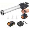 MAXXT Pistola sigillante elettrica per cartucce da 600 ml, pistola per silicone da 20 V con batterie da 2000 mAh per sigillare e impermeabilizzare