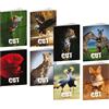 BLASETTI Maxiquaderno A4 20fg+1 80gr 1 rigo c/margine Animal Cut Blasetti 9242