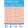 FABRIANO Blocco carta millimetrata A3 80gr 10fg Fabriano 19100664