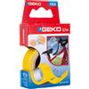 Geko Nastro adesivo telato Tex giallo 19mmx2,7mt Geko 8143000006