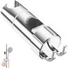 SURFOU Supporto Soffione Doccia Regolabile, Porta Doccino asta 25mm Barra, Saliscendi Staffa Doccetta Reggi, Showerhead Holder Reggi con Gancio Orientabile Bagno
