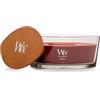 WoodWick Candela profumata con stoppino scoppiettante | Candela Rouge Oud ellittica | Candele a lunga combustione: Fino a 50 ore di combustione | Regali perfetti per le donne