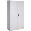tectake Armadio armadietto in metallo a 6 scomparti con asta appendiabiti 180x90x40 cm Grigio