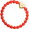 By Eloise London Gold Heart Elastico per capelli donna 1 pz colore Warm Orange