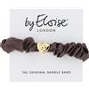 By Eloise London Silk Scrunchie Gold Heart Elastico per capelli donna 1 pz colore Mocha