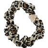 By Eloise London Silk Scrunchie Gold Heart Elastico per capelli donna 1 pz colore Leopard