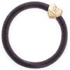 By Eloise London Velvet Gold Heart Elastico per capelli 1 pz colore French Grey