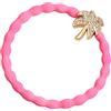 By Eloise London Gold Bling Palm Tree Elastico per capelli donna 1 pz colore Neon Pink