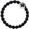By Eloise London Enamel Silver Star Elastico per capelli donna 1 pz colore nera
