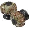 HAMPPLIES Pomello Armadio Vintage in Ceramica e Lega, Set 2 Pezzi con Viti | Finitura Liscia con Bordi Sagomati, per Sportello e Mobile, Stile Retrò, Dettagli Curati