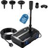 EXLECO Pompa Acqua per Laghetto da Esterno 2500L/H 57W con Filtro UV, Set Pompa Stagno con 3 Teste per Fontana, Materiale Filtrante, Raccordi di Regolazione a Tre Vie, 10m Cavo, per Giardino
