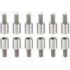 PATIKIL 12pz Distanziali M3, Distanziali Filettati Acciaio inossidabile M3 8+6mm Kit Viti Distanziali 3mm ID 5mm OD Adattatori Filettati Metrici Maschio Femmina per Circuiti PCB Droni RC