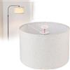 EFUTURETIME E14/E27 Paralume in Tessuto H20 X Ø 30cm, Paralume Cilindro Grande in Lino Naturale per Lampada da Terra, Comodino, Tavolo Plafoniera, Lampadari, Applique, Beige