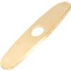 DIYEAH Piastra di Copertura senza Bave in Acciaio Inossidabile Oro Resistente All'usura Design Semplice e Leggero per Rubinetto per Bagno e Cucina