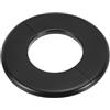 PATIKIL Flangia Divisa a Parete, 64mm Copriforo con Piastra Autoadesiva Rotonda in ABS Copri Tubi Termosifoni Copertura per Decorazione Rubinetto Tubo Acqua Bagno Cucina, Nero
