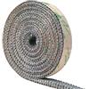 Protalwell Guarnizione per stufa a legna, guarnizione piatta autoadesiva per stufe e caminetti, larghezza 16 mm e spessore 6 mm, nastro in fibra di vetro resistente alle alte temperature, lunghezza 1,8 m