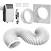 Generico Kit Di Ventilazione A Parete Per Condizionatore Portatile, Connettore A Parete Per Ventola Di Condizionatore, Raccordo Tubo Scarico AC Kit Ventilazione, Kits Prolunga Tubo Ventilazion AC Finestre