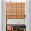 Dlwmoo Tenda a rullo in bambù, opaca, protezione solare e privacy per porte/finestre (marrone chiaro, 90 x 180 cm)