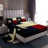 Loussiesd Set di lenzuola con bandiera del Texas per uomo e donna, idea regalo, set biancheria da letto vintage, lenzuolo con angoli, 1 lenzuolo piano, misura singola