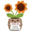 Apjielop Regalo Girasole per Lei Lui, Regalo Anniversario Matrimonio, Regalo Fidanzata Moglie Donna, Regalo Anniversario per Lei, Regalo per Lui Lei Uomo Donna Fidanzato Compleanno San Valentino