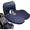 Generico Cuscino Seduta | Cuscino Auto In Memory Foam Per Guida | Supporto Lombare Ergonomico Confortevole Per Viaggi Lunghi E Sedie A Rotelle