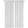 emmevi Tende Finestre Porte Interno Elegante Chic Tessuto Strass Brillantini Coppia 2 pz 140x280 Cm Beige