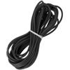 PATIKIL Cavo In Gomma Tubolare Cavo 5.5 Iarde 3mm Rotolo Di Tubo In Silicone Con Foro Da 1.5mm ID Per DIY Bigiotteria Lavori A Maglia Perline Artigianato Nero