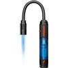 Firebird Accendino a gas jet Firebird Trailblaze collo flessibile lungo con rotazione a 360°, fiamma antivento, finestra livello carburante, ricaricabile ideale per candele caminetti barbecue(gas non incluso)