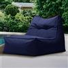 SXBCyan Fodera Pouf da Esterno (Senza Imbottitura) Poltrona a Sacco Galleggiante in Oxford, Resistente alle Intemperie, for Esterni, Senza Imbottitura, for Giardino, Spiaggia, Piscina(Dark Blue)