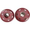 Wambere 20 set di bottoni automatici in metallo da 8 mm, per cucire vestiti, bottoni a pressione, bottoni automatici da cucire, per borsa fai da te, artigianato, decorazione di vestiti, rosso vinaccia