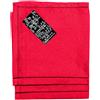 Homescapes - Natale - Set da 4 Tovaglioli - Rosso - 100% Cotone - Lavabile in Casa