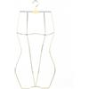 Arekuaei Grucce per bikini e costumi da bagno (oro), 10 pezzi, 3D, a forma di corpo, per lingerie