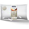 BEFA NATUR Cuscino in piuma, 70 x 90 cm, cuscino a 3 camere, 90% piumino e 10% cuscino in piuma, peso di riempimento 1380 g, adatto per chi soffre di allergie (NOMITE), per il benessere degli animali