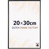Dutch Frame Factory - Cornice 20x30 cm - Nero Opaco - Cornice per foto in Plastica con vetro plastico Antiriflesso - Cornice portafoto 20x30 cm - Easy
