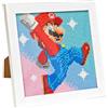 LAISU Kit per Diamond Painting con Cornice per Bambini dai 6 Anni, Adolescenti e Adulti Principianti, Piccola 5D Pittura con Diamanti 20x20cm Super Bros, Set Fai da Te per Arte Mosaico per Ragazzi e