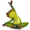formano Figura decorativa a forma di rana, yoga, hippie