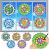 MEIEST Kit per pittura a mosaico con numeri, 6 pezzi, per acchiappasole, mandala artistico, decorazioni 3D, forniture artistiche e artigianali (1)