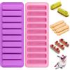 EXIN DECHEN 2 Pezzi Stampo in Silicone per Barrette Cereali,Stampo Barrette Energetiche